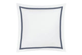 Euro Sham - Lowell Steel Blue Bedding by Matouk at Fig Linens and Home