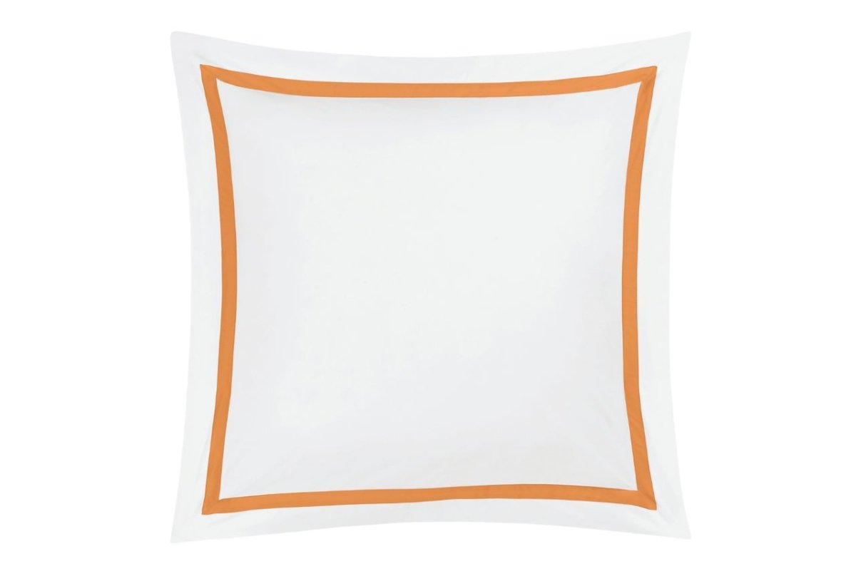 Euro Sham - Lowell Tangerine Bedding by Matouk at Fig Linens and Home
