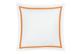Euro Sham - Lowell Tangerine Bedding by Matouk at Fig Linens and Home