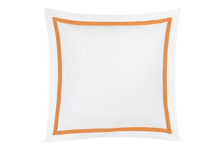 Euro Sham - Lowell Tangerine Bedding by Matouk at Fig Linens and Home