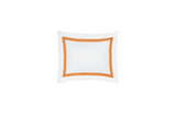 Boudoir Sham - Lowell Tangerine Bedding by Matouk at Fig Linens and Home