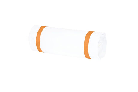 Neckroll Sham - Lowell Tangerine Bedding by Matouk at Fig Linens and Home