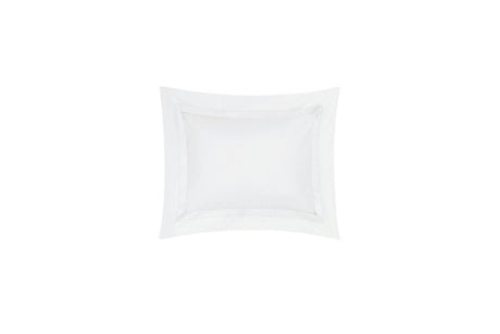 Boudoir Sham - Lowell White Bedding by Matouk at Fig Linens and Home