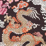 Magic Mountain Chocolate Persimmon Placemats by Matouk Schumacher - Swatch of Fabric