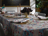 Matouk Magic Mountain Paradise Pink Tablecloths | Table Decor Lifestyle at Fig Linens and Home