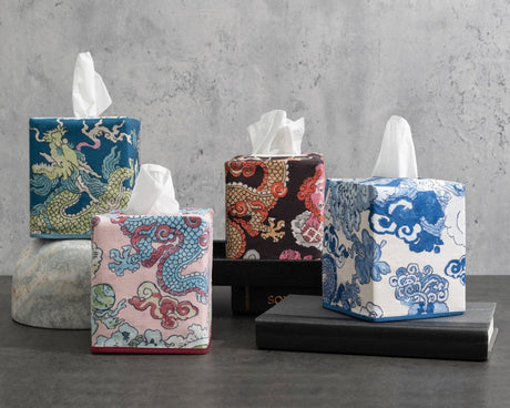 Magic Mountain Tissue Box Covers by Matouk Schumacher at Fig Linens and Home