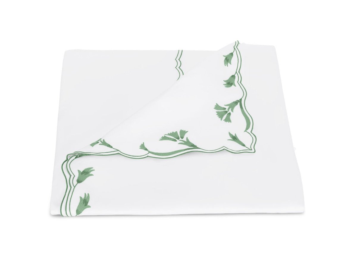 Matouk Marcella King Duvet Cover 108 x 96 Clover at Fig Linens and Home