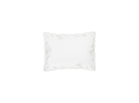 Matouk Marcella Boudoir Sham 12 x 16 Bone at Fig Linens and Home