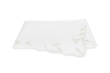 Matouk Marcella Full/Queen Flat 96 x 112 Bone at Fig Linens and Home