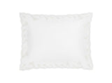 Matouk Marcella Standard Sham 21 x 27 Bone at Fig Linens and Home
