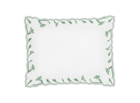 Matouk Marcella Standard Sham 21 x 27 Clover at Fig Linens and Home