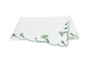 Matouk Marcella King Flat 114 x 112 Clover at Fig Linens and Home