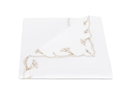 Matouk Marcella Full/Queen Duvet Cover 90 x 96 Dune at Fig Linens and Home