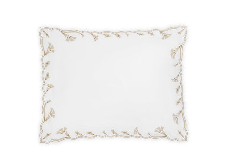 Matouk Marcella Standard Sham 21 x 27 Dune at Fig Linens and Home