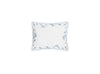 Matouk Marcella Boudoir Sham 12 x 16 Hazy Blue at Fig Linens and Home
