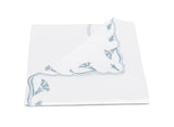 Matouk Marcella Full/Queen Duvet Cover 90 x 96 Hazy Blue at Fig Linens and Home