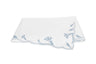 Matouk Marcella King Flat 114 x 112 Hazy Blue at Fig Linens and Home