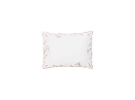 Matouk Marcella Boudoir Sham 12 x 16 Pink at Fig Linens and Home