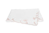 Matouk Marcella King Flat 114 x 112 Pink at Fig Linens and Home
