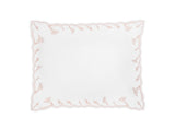Matouk Marcella King Sham 21 x 36 Pink at Fig Linens and Home