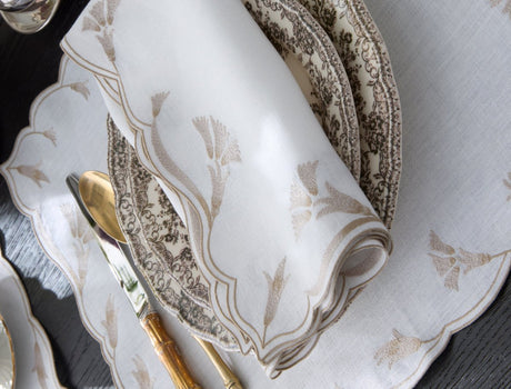 Marcella Napkin - Set of 4 | Matouk at Fig Linens and Home