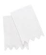 M042 Aziza Guest Towel 20 x 26 - Set of 2 Bone Powder Room Towels at Fig Linens and Home