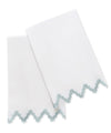 M042 Aziza Guest Towel 20 x 26 - Set of 2 Pool Powder Room Towels at Fig Linens and Home