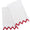 M042 Aziza Guest Towel 20 x 26 - Set of 2 Scarlet Powder Room Towels at Fig Linens and Home