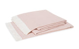 Matouk Leo Oversized Throw Blush at Fig Linens and Home