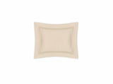 Boudoir Sham - Matouk Nocturne Sateen Cotton Bedding in Dune at Fig Linens and Home