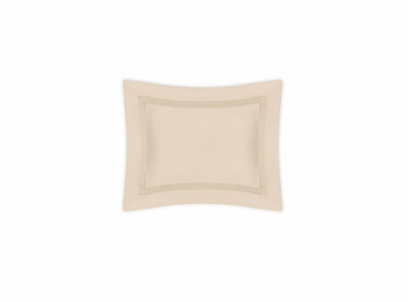 Boudoir Sham - Matouk Nocturne Sateen Cotton Bedding in Dune at Fig Linens and Home