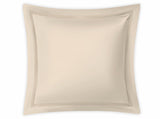 Euro Square Sham - Matouk Nocturne Sateen Cotton Bedding in Dune at Fig Linens and Home