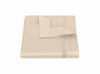 Duvet Cover - Matouk Nocturne Sateen Cotton Bedding in Dune at Fig Linens and Home