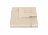 Duvet Cover - Matouk Nocturne Sateen Cotton Bedding in Dune at Fig Linens and Home