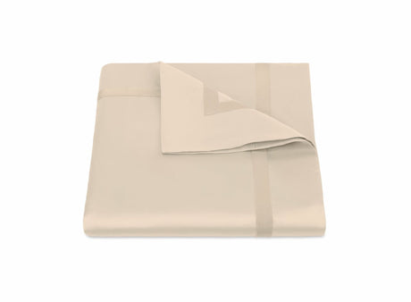 Duvet Cover - Matouk Nocturne Sateen Cotton Bedding in Dune at Fig Linens and Home