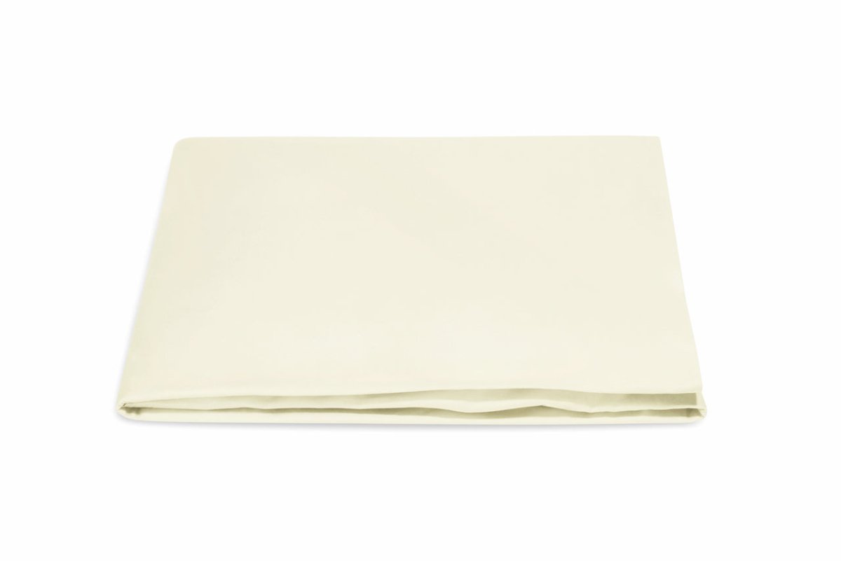 Fitted Sheet - Matouk Nocturne Sateen Bedding in Ivory at Fig Linens and Home
