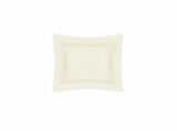 Boudoir Sham - Matouk Nocturne Sateen Bedding in Ivory at Fig Linens and Home