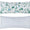 Matouk Reversible Lumbar Pillow Cover 16 x 36 Quilted Palmyra Emerald/Celine Blue