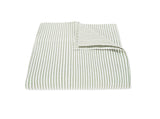 Matteo Seersucker Palm Green Duvet Cover | Matouk at Fig Linens and Home