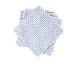 Matouk Matteo Seersucker Napkins in Azure Blue at Fig Linens and Home