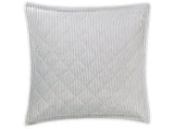 Matteo Deep Navy Blue Quilted Euro Sham | Matouk at Fig Linens and Home