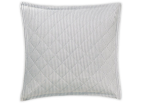 Matteo Deep Navy Blue Quilted Euro Sham | Matouk at Fig Linens and Home