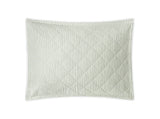 Matteo Palm Green Quilted Pillow Sham | Matouk at Fig Linens and Home