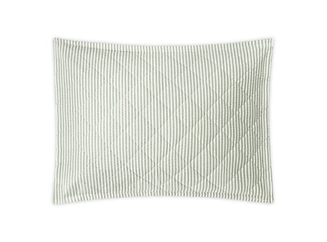 Matteo Palm Green Quilted Pillow Sham | Matouk at Fig Linens and Home