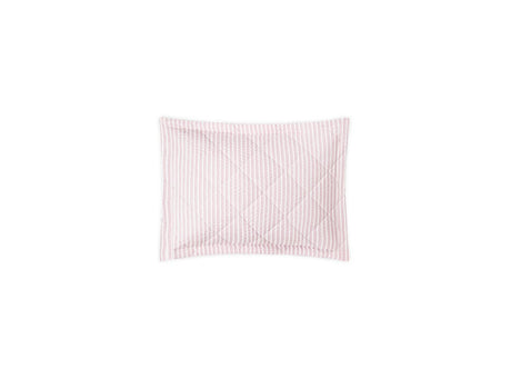 Matteo Pink Quilted Boudoir Sham | Matouk at Fig Linens and Home