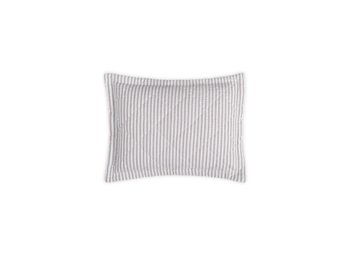 Matteo Bark Quilted Boudoir Sham | Matouk at Fig Linens and Home