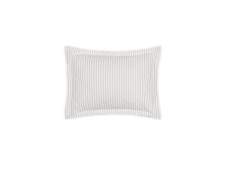 Matteo Natural Quilted Boudoir Sham | Matouk at Fig Linens and Home