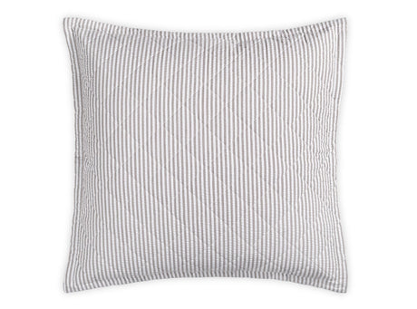 Matteo Bark Quilted Euro Square Sham | Matouk at Fig Linens and Home