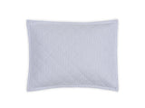 Matteo Azure Blue Quilted Pillow Sham | Matouk at Fig Linens and Home