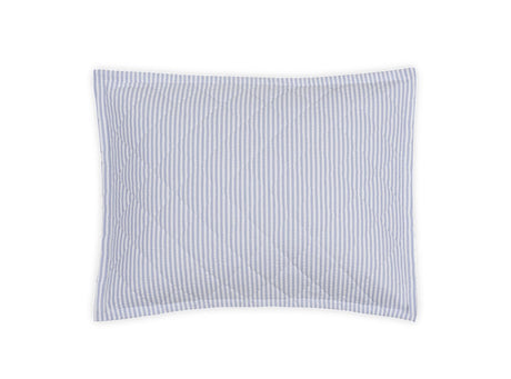 Matteo Azure Blue Quilted Pillow Sham | Matouk at Fig Linens and Home